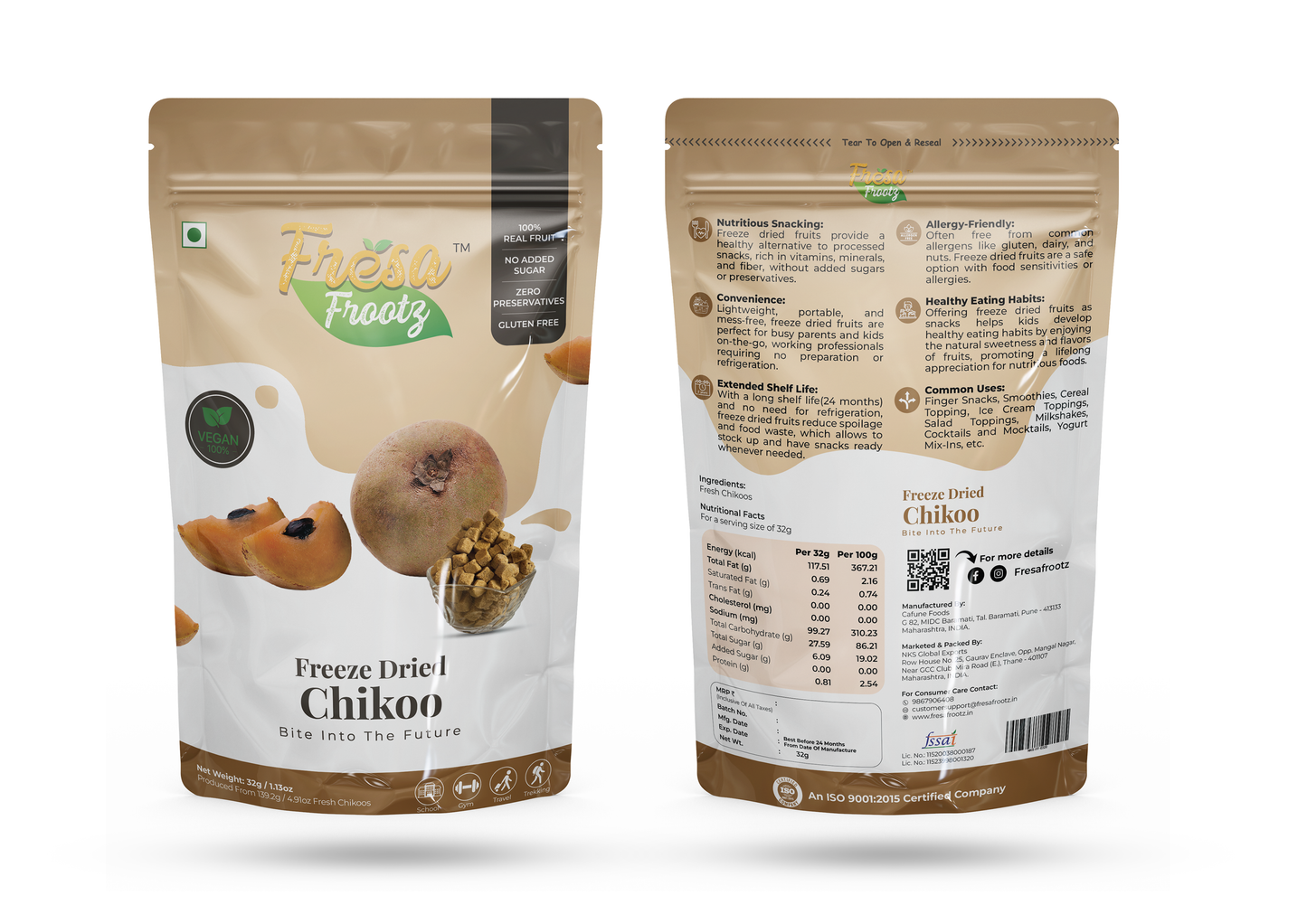 Chikoo Fruit Bites