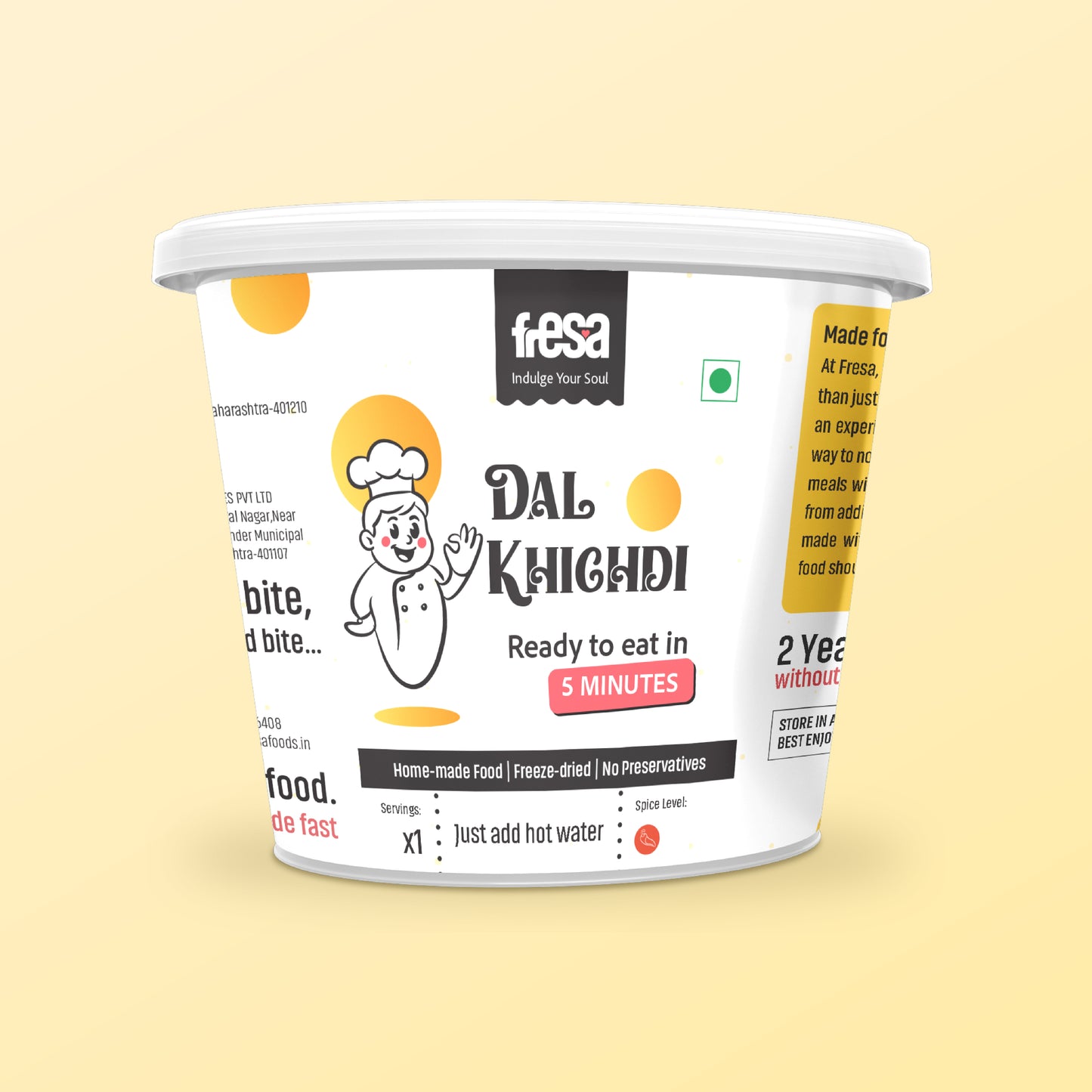 Dal khichdi – Ready to Eat in 5 Minutes