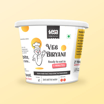 Veg Biryani – Ready to Eat in 5 Minutes