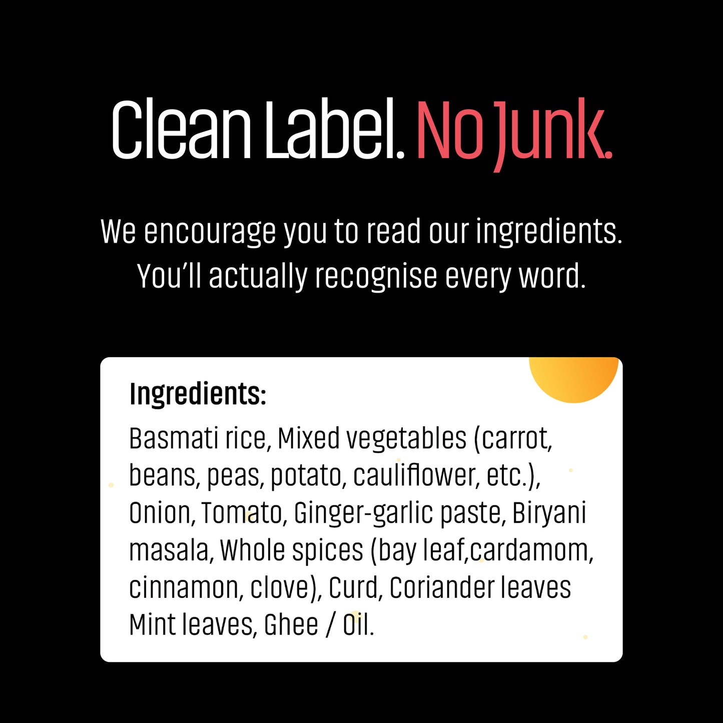 Veg Biryani – Ready to Eat in 5 Minutes